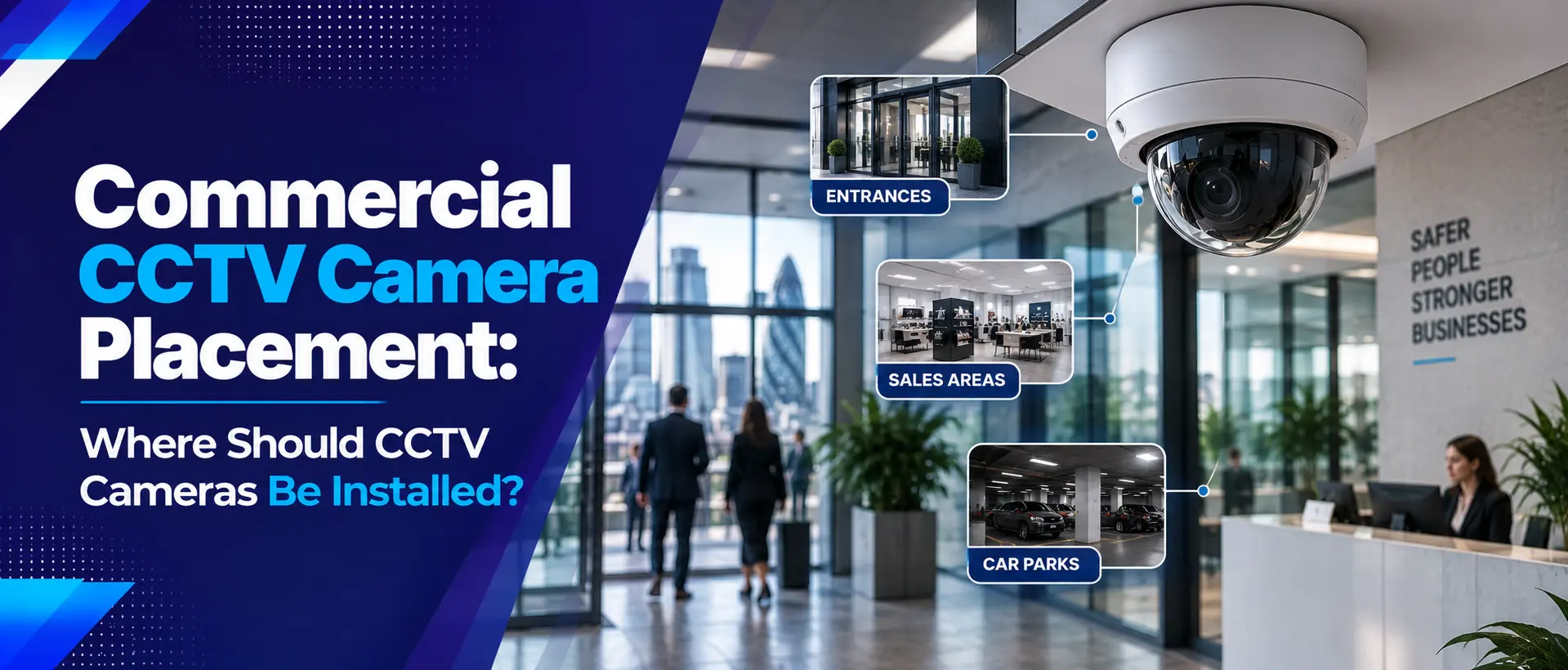 Commercial CCTV Camera Placement: Where Should CCTV Cameras Be Installed?