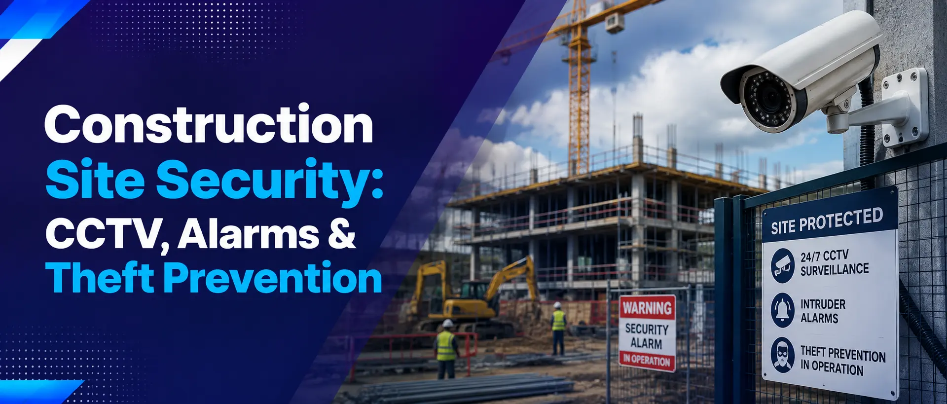 Construction Site Security: CCTV, Alarms & Theft Prevention