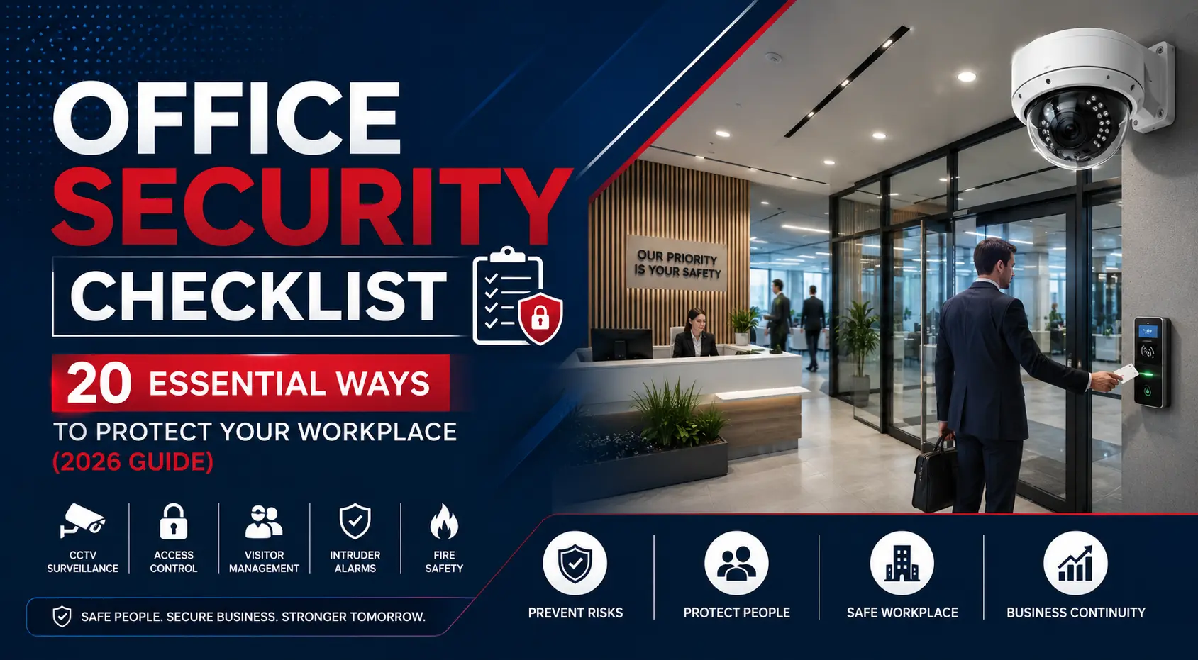 Office Security Checklist: 20 Essential Ways to Protect Your Workplace (2026 Guide)