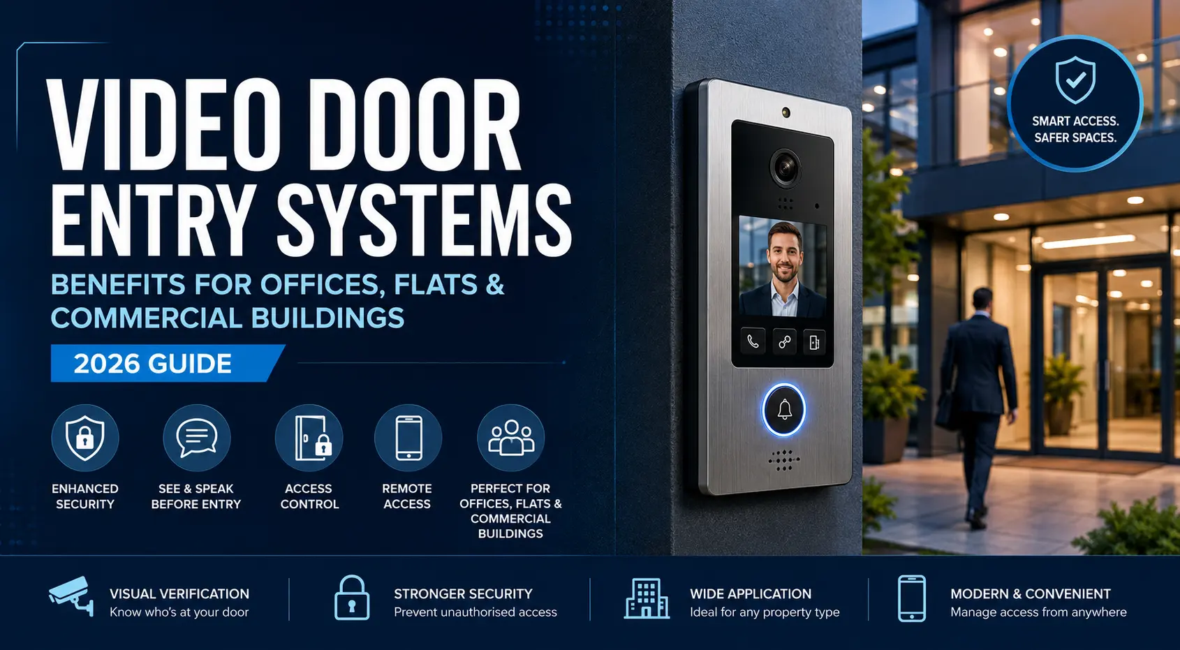 Video Door Entry Systems: Benefits for Offices, Flats & Commercial Buildings (2026 Guide)